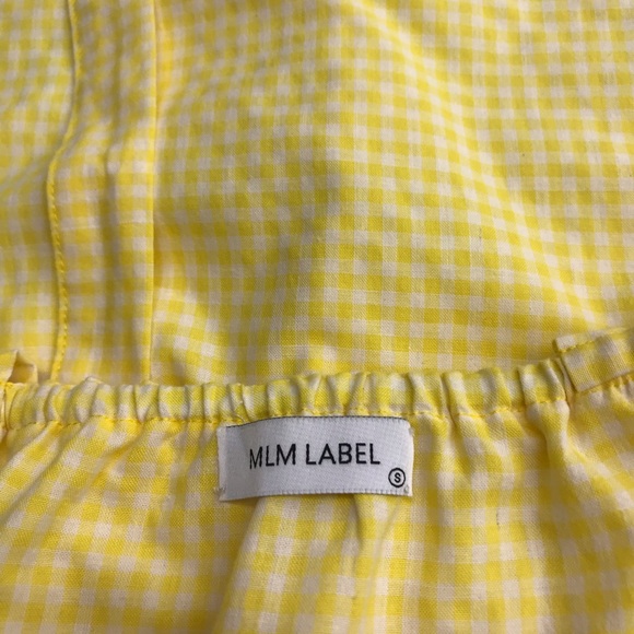 MLM LABEL Women’s  Mini Dress, Yellow, Brand New, SIZE S. - Picture 3 of 4